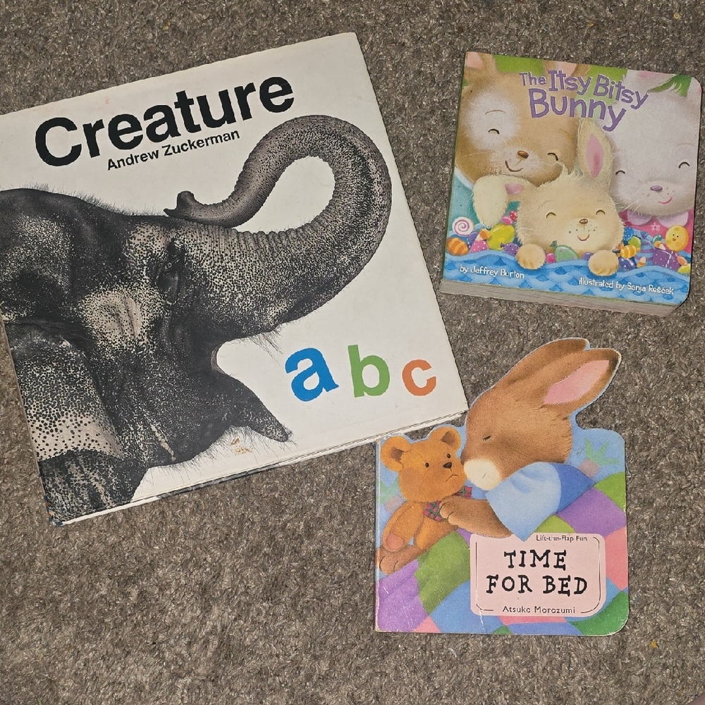 Children's Book Set with Animal Themes